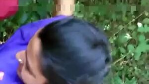 Desi fuckslut revealed and smashed in woods by customer pinch