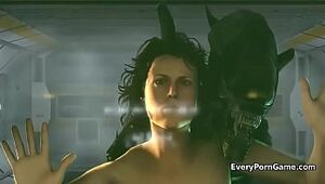 Alien Resurrection Porno Game