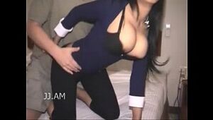 Chinese Buxom Yui Juggling Cupcakes